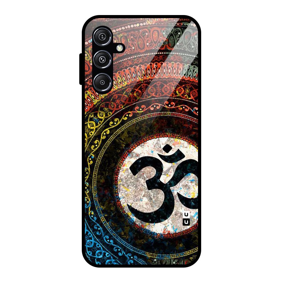 Culture Om Design Glass Back Case for Galaxy M34 5G