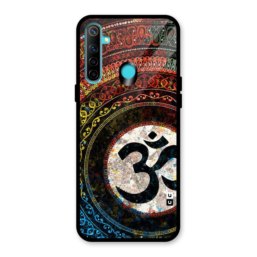 Culture Om Design Glass Back Case for Realme 5i