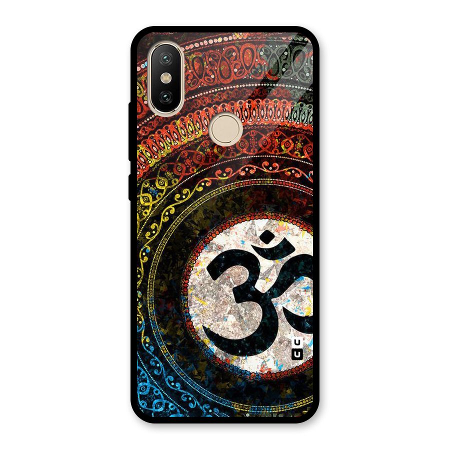 Culture Om Design Glass Back Case for Redmi A2