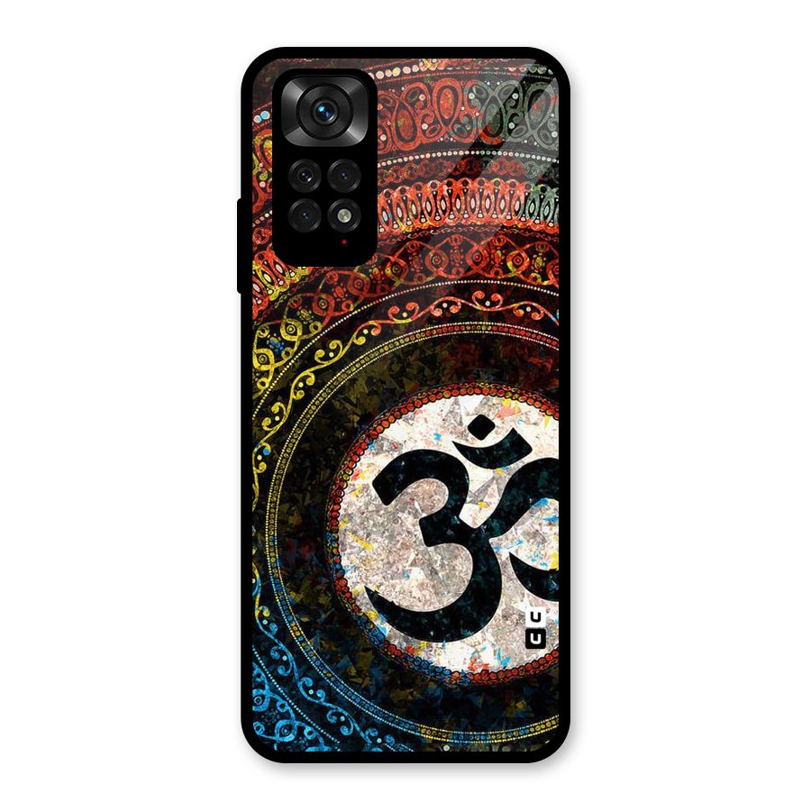 Culture Om Design Glass Back Case for Redmi Note 11S