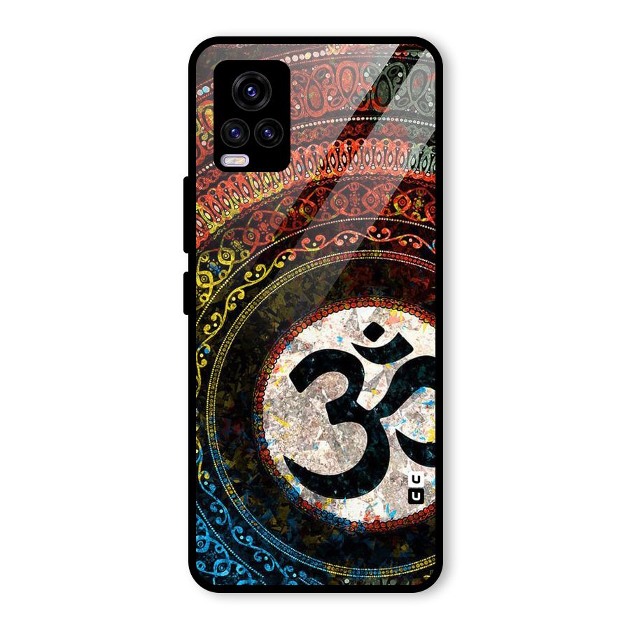 Culture Om Design Glass Back Case for Vivo V20 2021