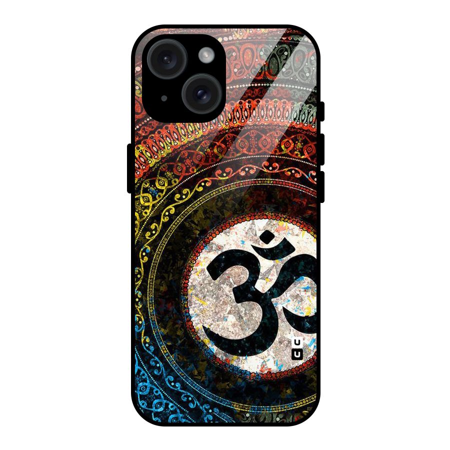 Culture Om Design Glass Back Case for iPhone 15