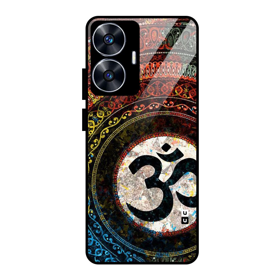Culture Om Design Glass Back Case for realme C55