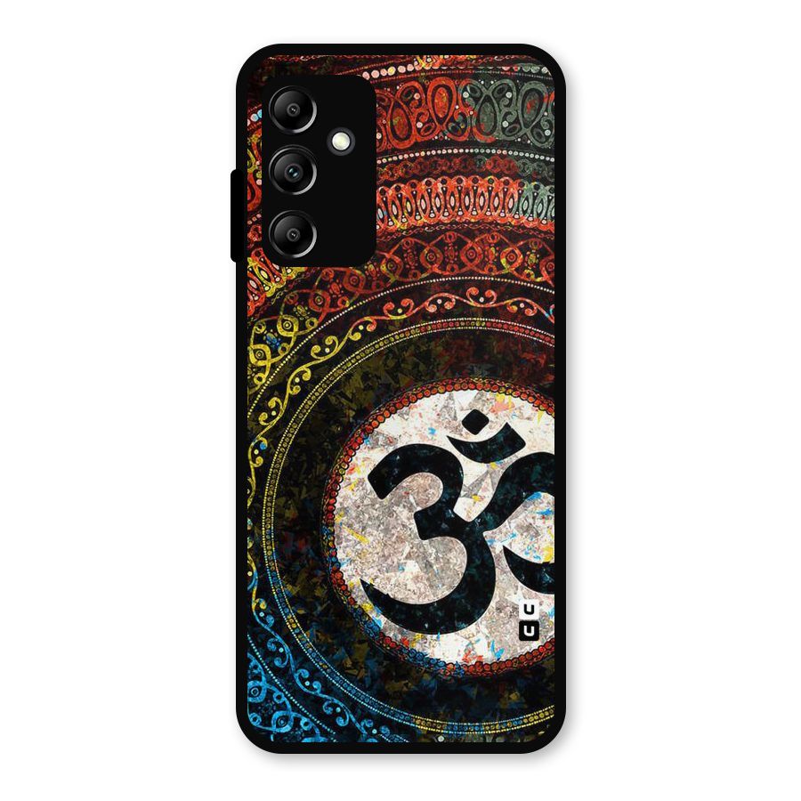 Culture Om Design Metal Back Case for Galaxy A14 5G