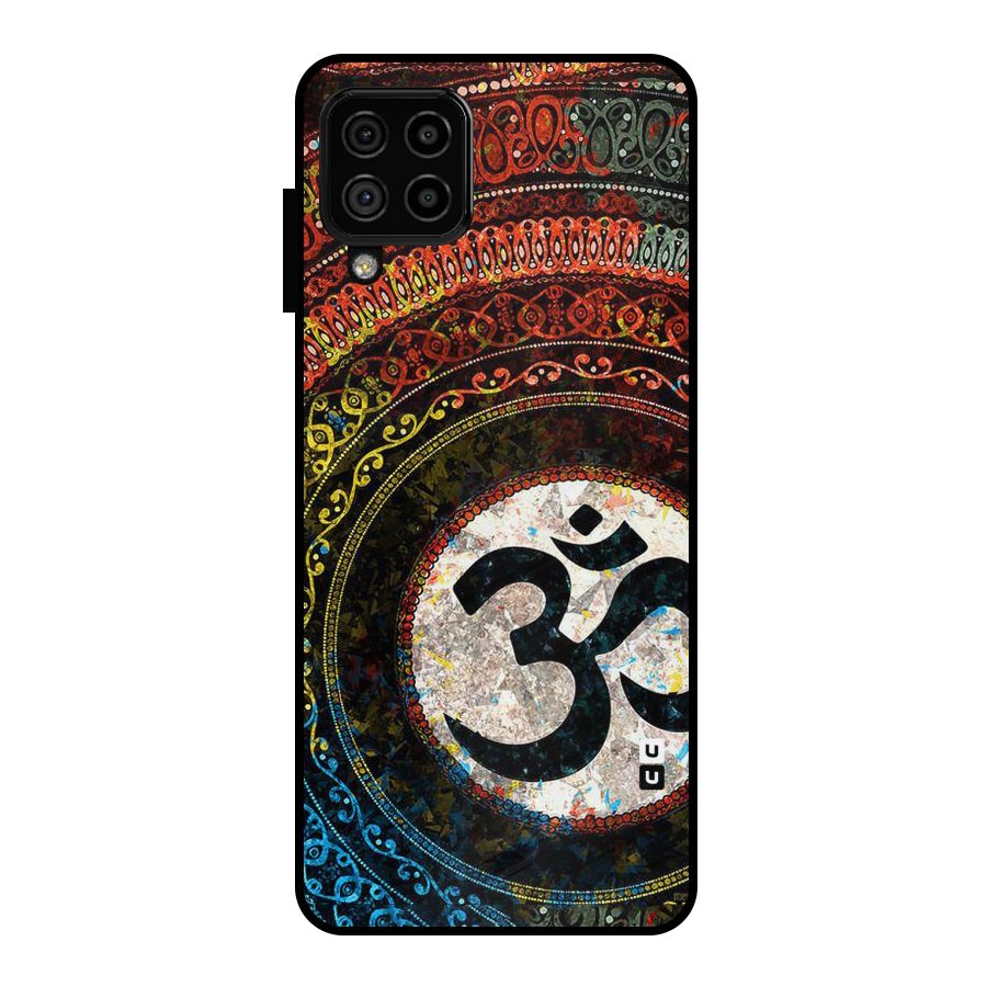 Culture Om Design Metal Back Case for Galaxy A22 4G