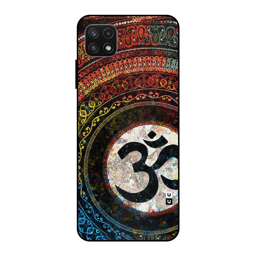 Culture Om Design Metal Back Case for Galaxy A22 5G