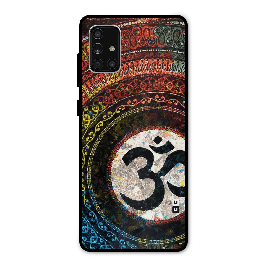 Culture Om Design Metal Back Case for Galaxy A71