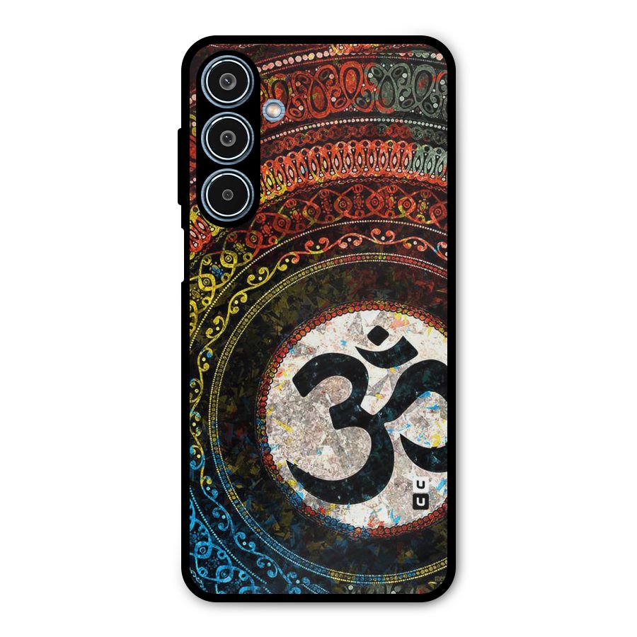 Culture Om Design Metal Back Case for Galaxy M35