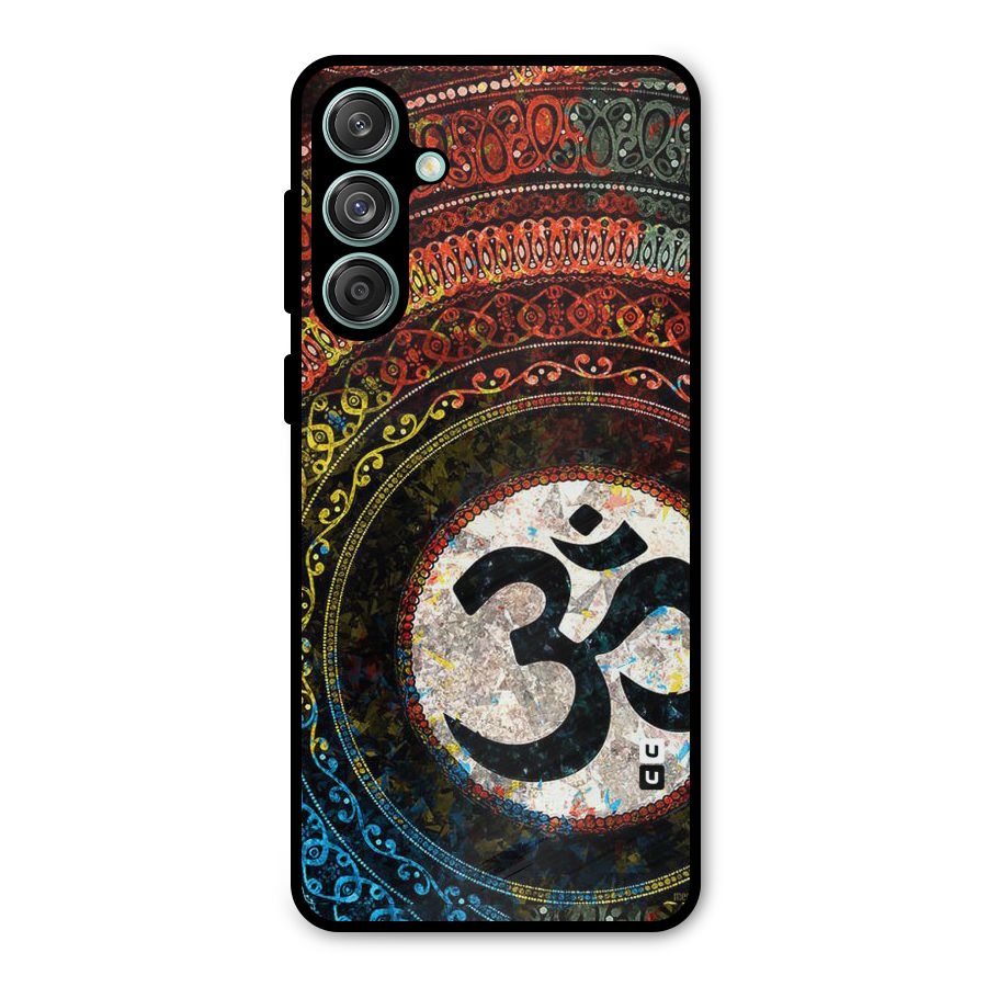 Culture Om Design Metal Back Case for Galaxy M55 5G