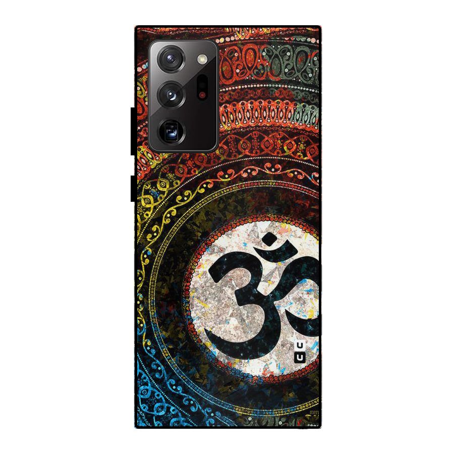 Culture Om Design Metal Back Case for Galaxy Note 20 Ultra