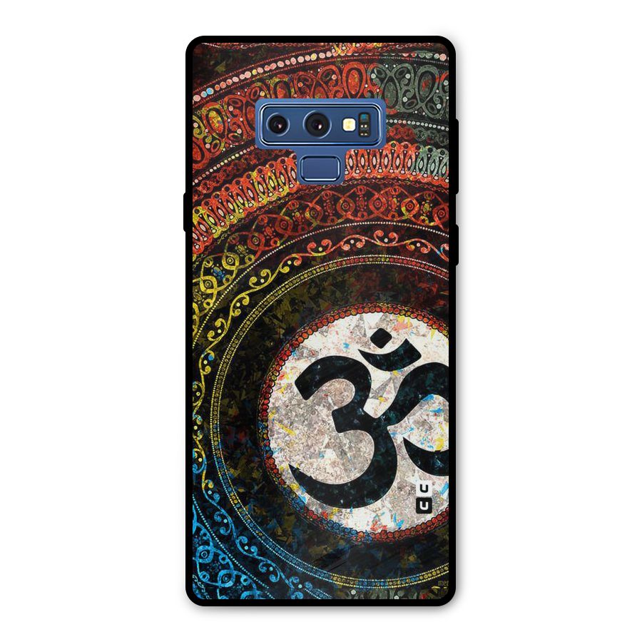 Culture Om Design Metal Back Case for Galaxy Note 9
