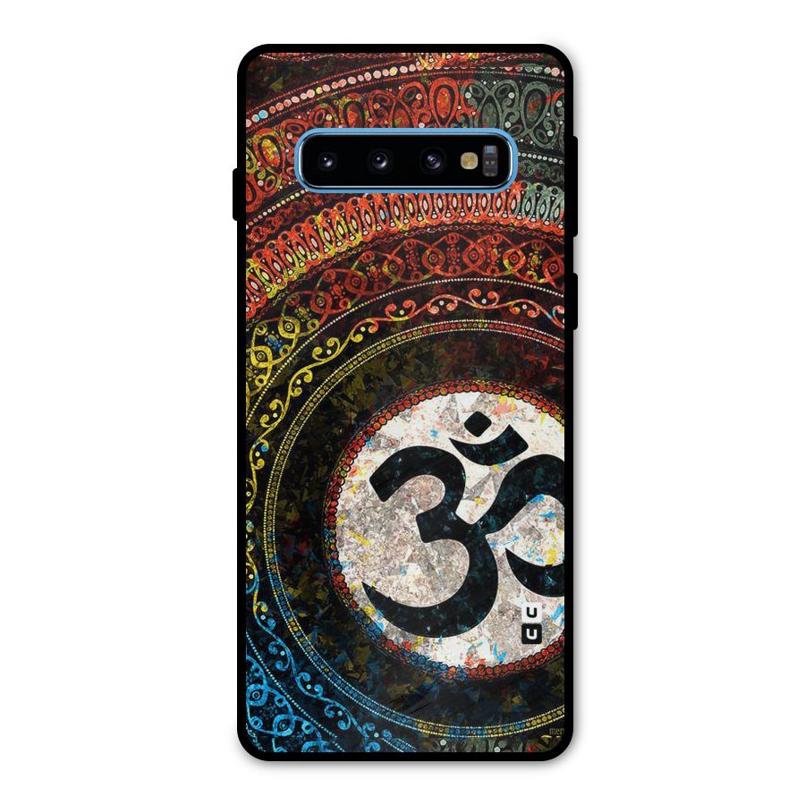 Culture Om Design Metal Back Case for Galaxy S10