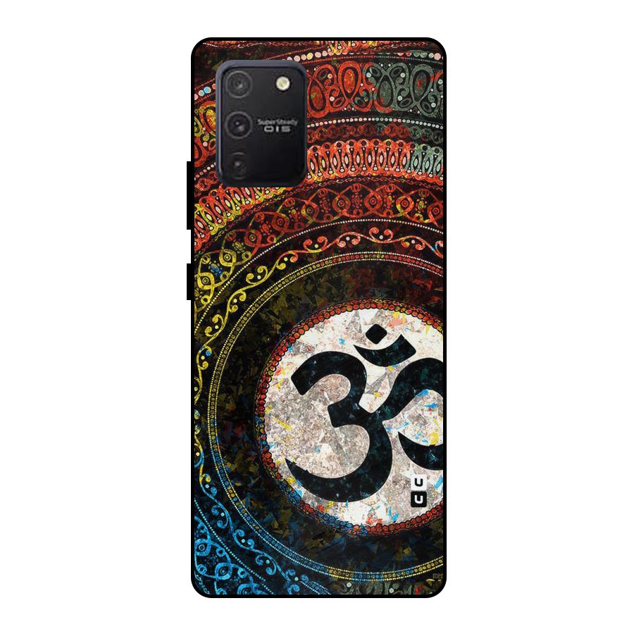 Culture Om Design Metal Back Case for Galaxy S10 Lite