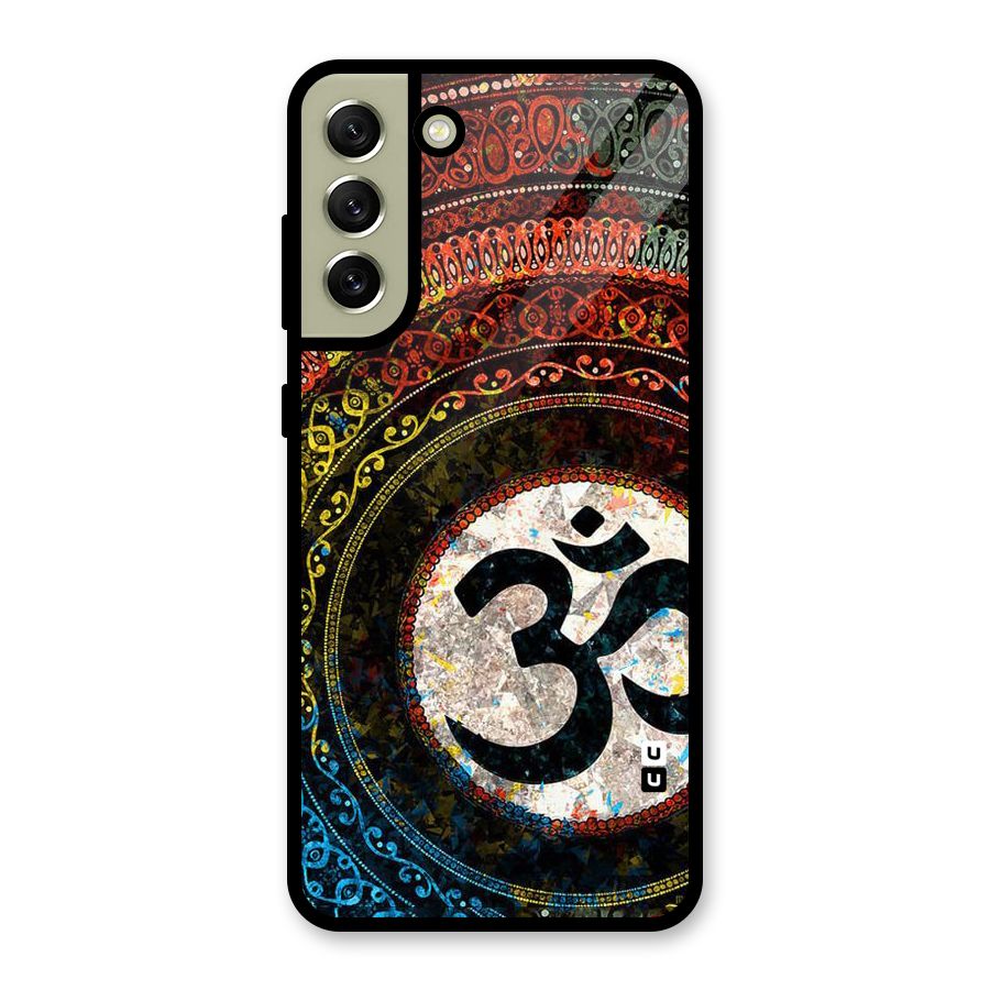 Culture Om Design Metal Back Case for Galaxy S21 FE 5G (2023)