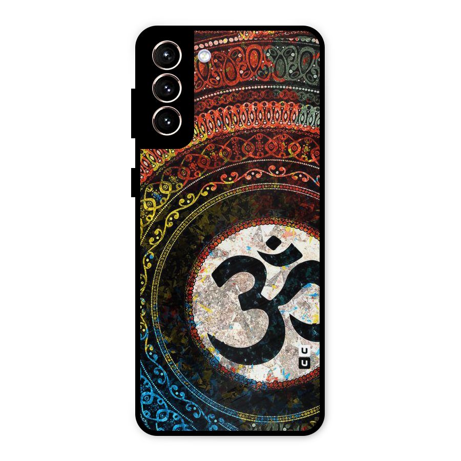 Culture Om Design Metal Back Case for Galaxy S21 Plus