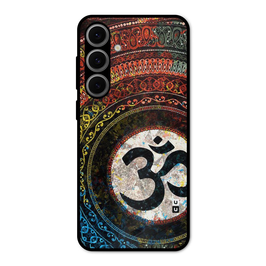 Culture Om Design Metal Back Case for Galaxy S24 FE