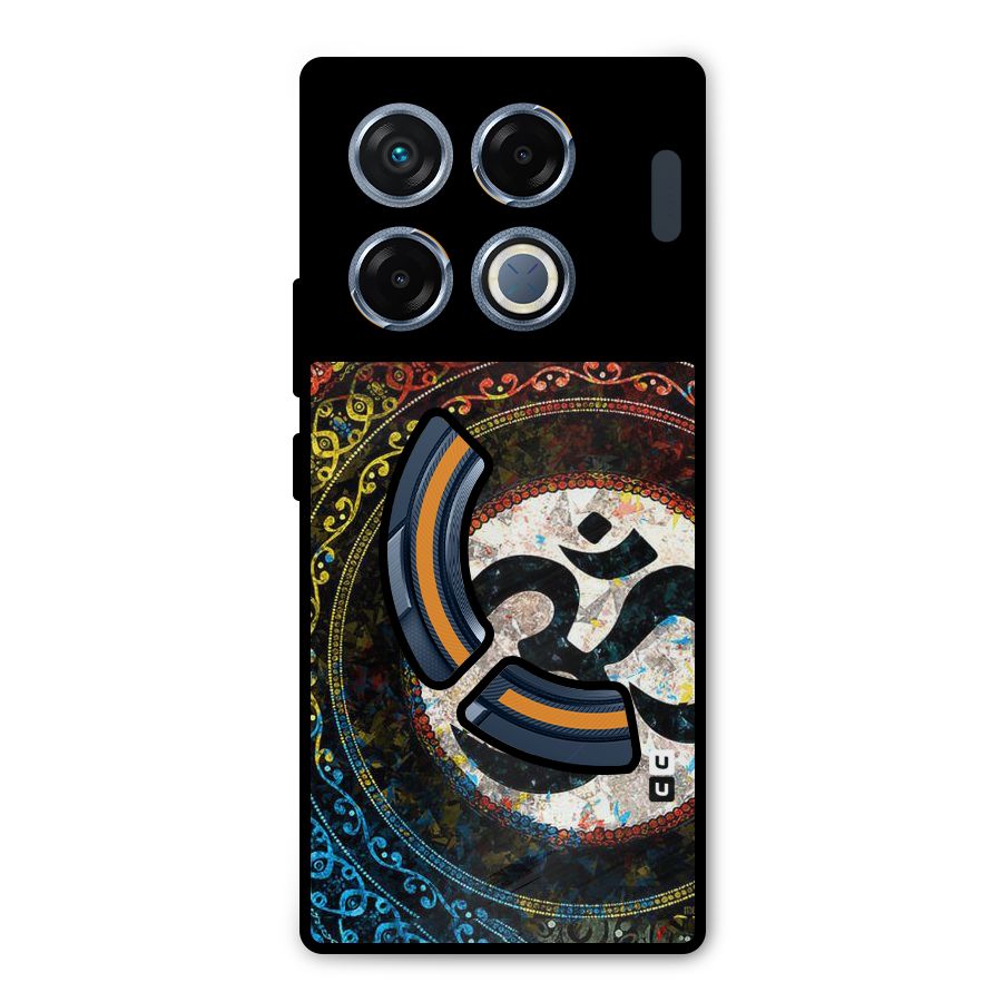 Culture Om Design Metal Back Case for Infinix GT 20 Pro