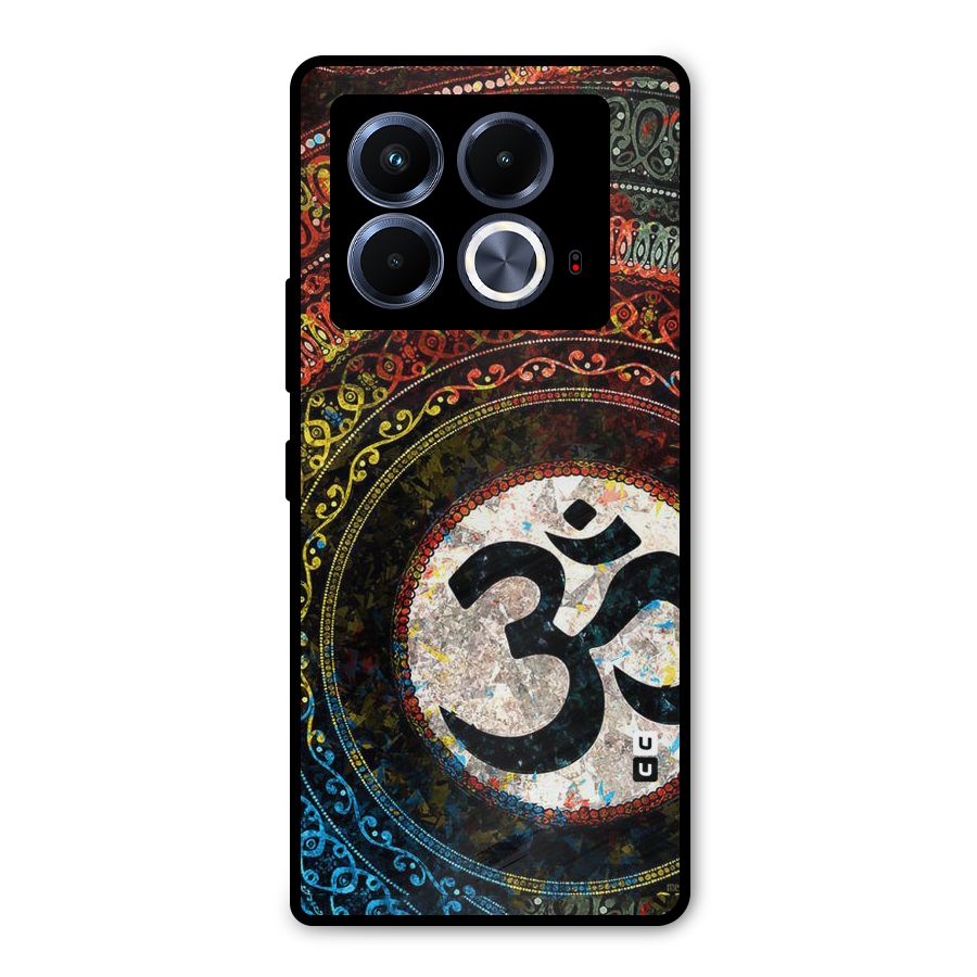 Culture Om Design Metal Back Case for Infinix Note 40 5G