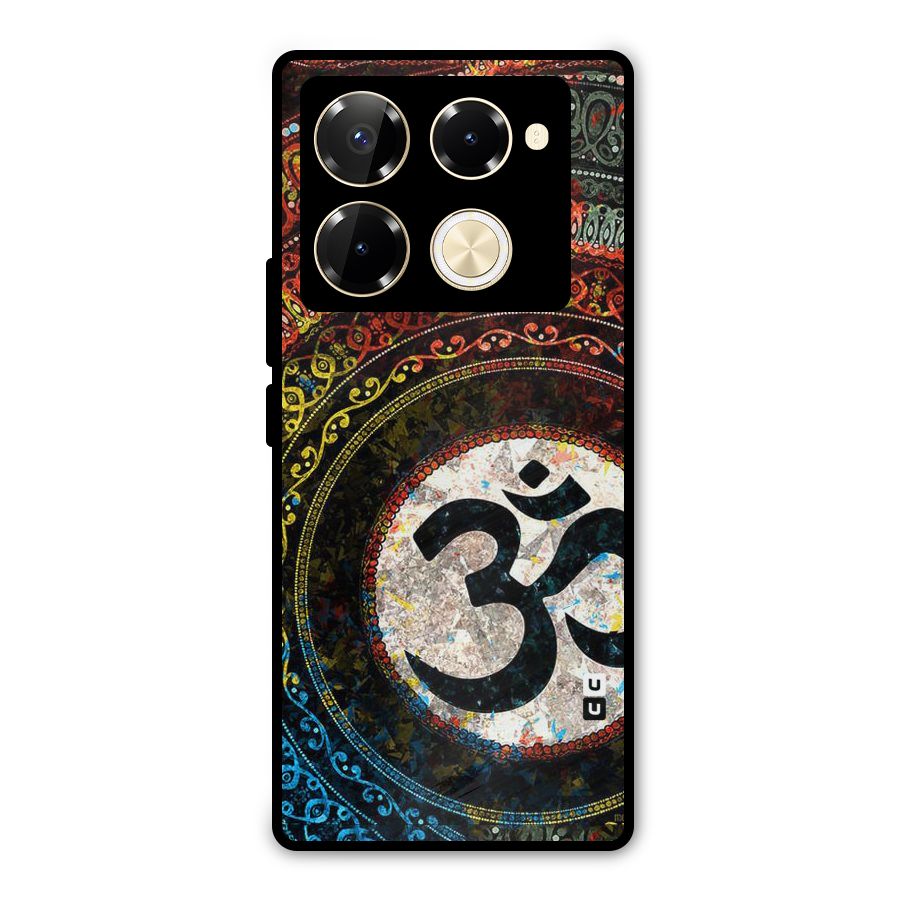 Culture Om Design Metal Back Case for Infinix Note 40 Pro Plus