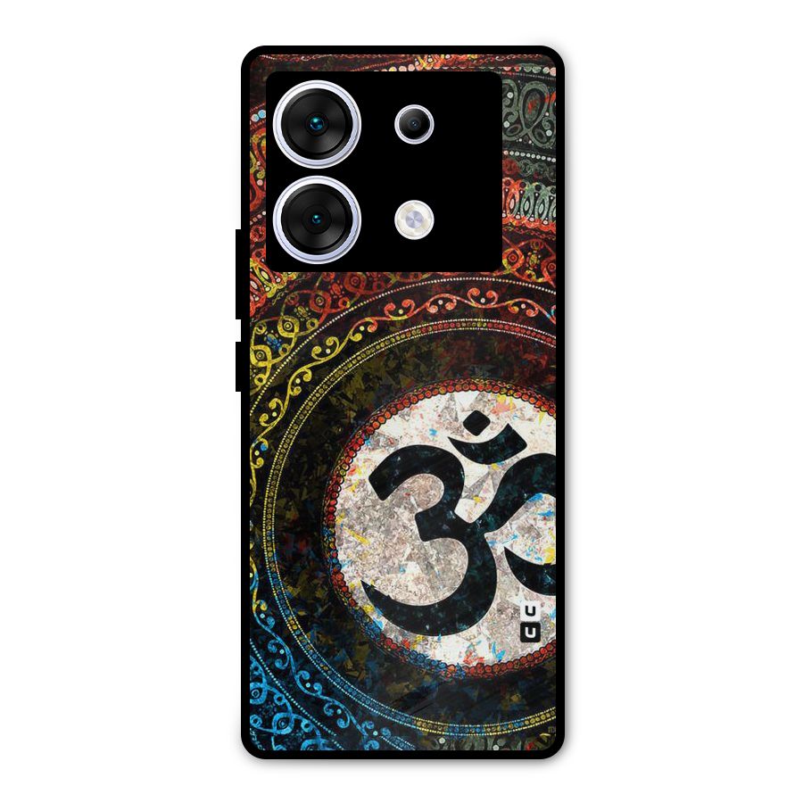 Culture Om Design Metal Back Case for Infinix Zero 30 5G