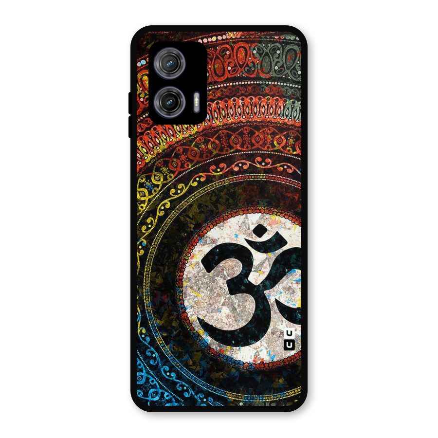 Culture Om Design Metal Back Case for Moto G73
