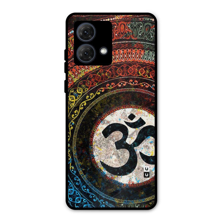 Culture Om Design Metal Back Case for Moto G84