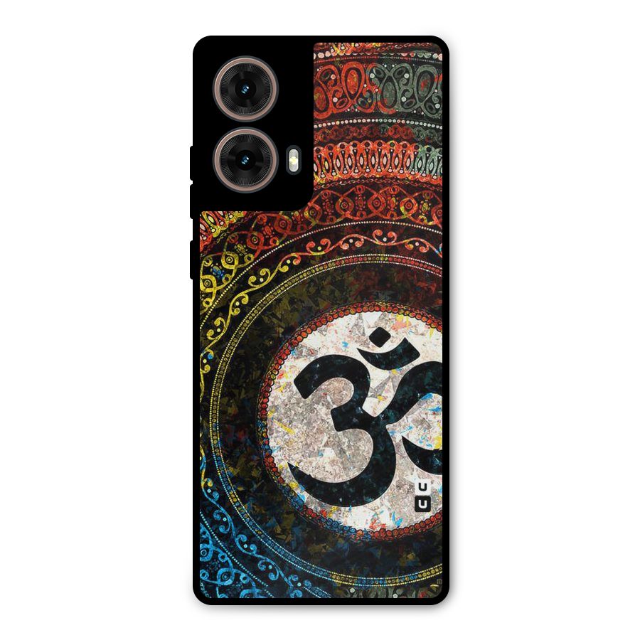 Culture Om Design Metal Back Case for Moto G85