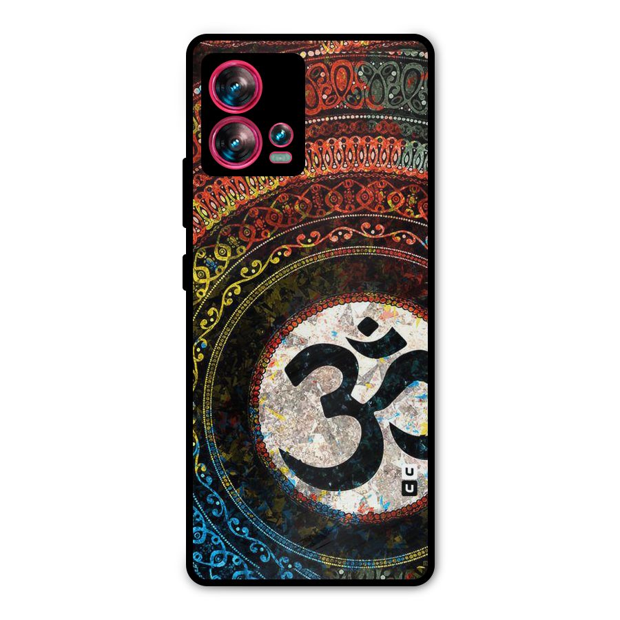 Culture Om Design Metal Back Case for Motorola Edge 30 Fusion