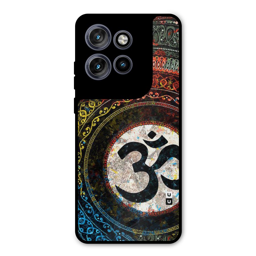 Culture Om Design Metal Back Case for Motorola Edge 50 Neo