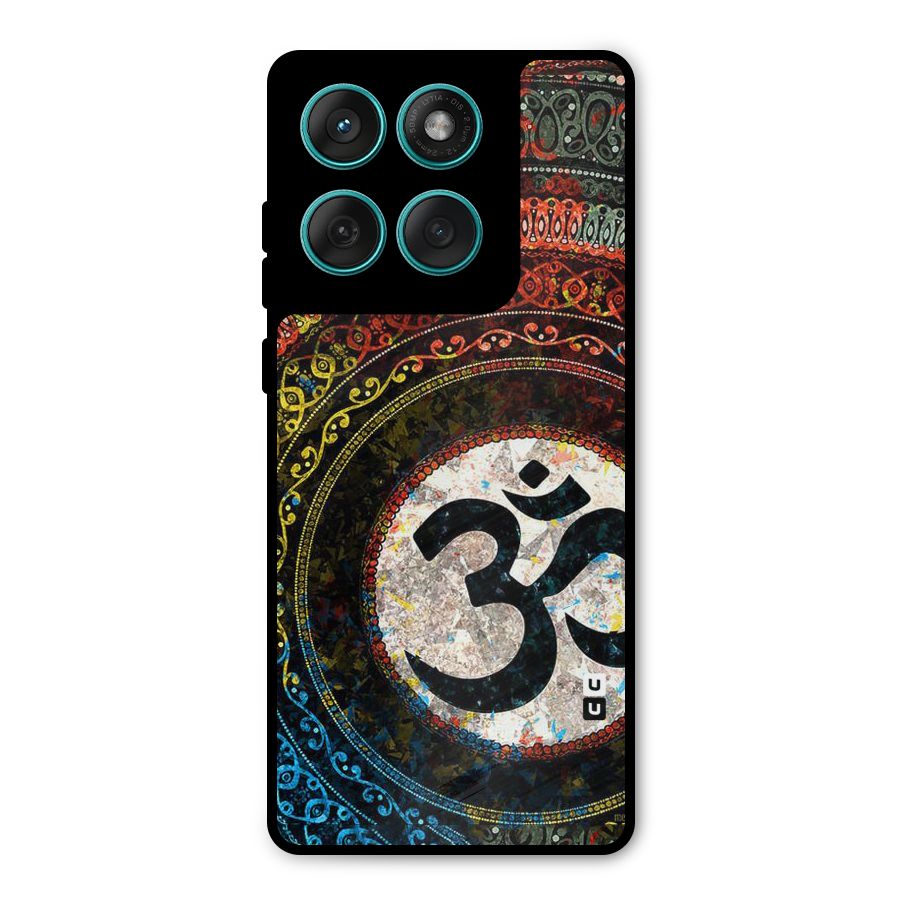 Culture Om Design Metal Back Case for Motorola Edge 60 Fusion