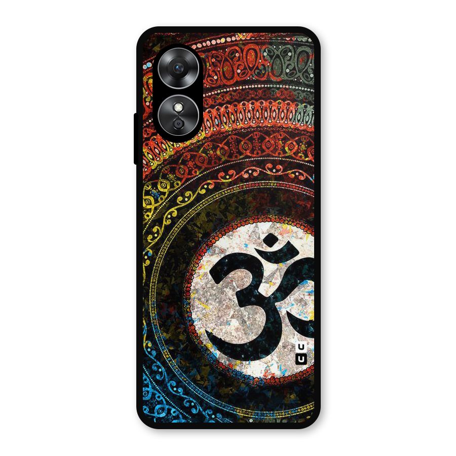Culture Om Design Metal Back Case for Oppo A17