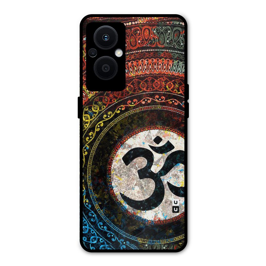 Culture Om Design Metal Back Case for Oppo F21s Pro 5G