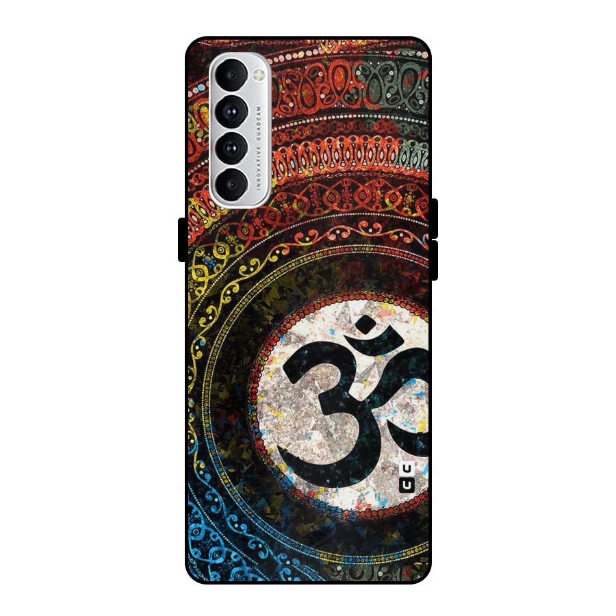 Culture Om Design Metal Back Case for Oppo Reno4 Pro