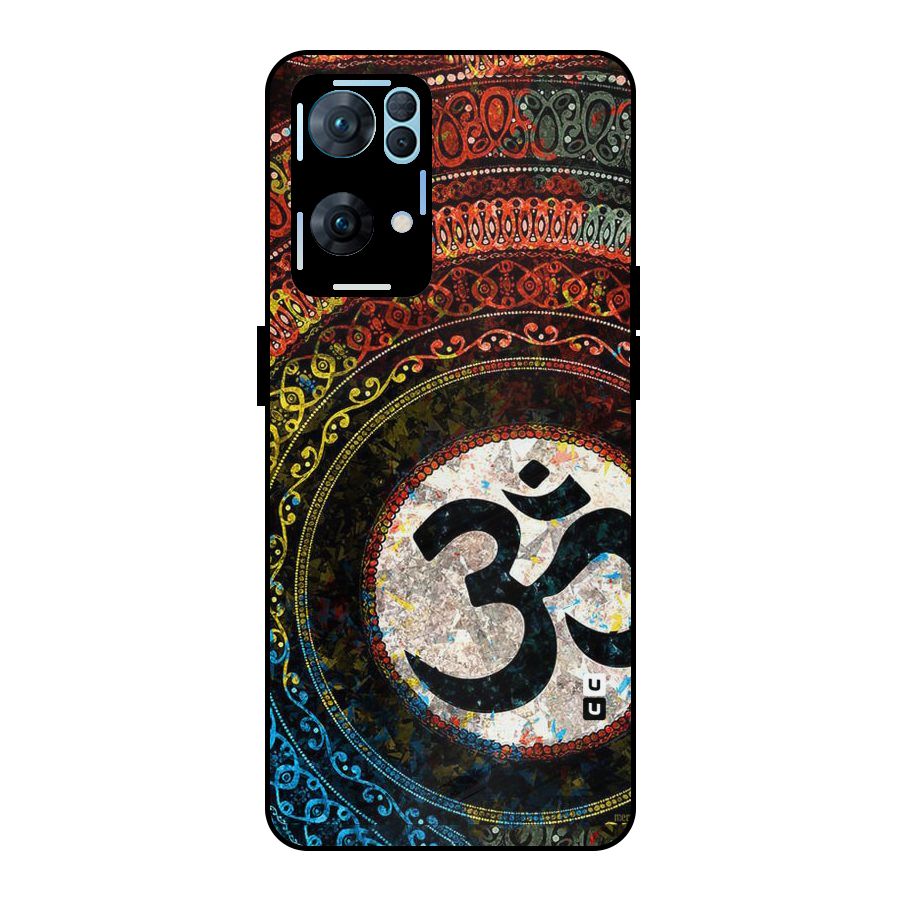 Culture Om Design Metal Back Case for Oppo Reno7 Pro 5G