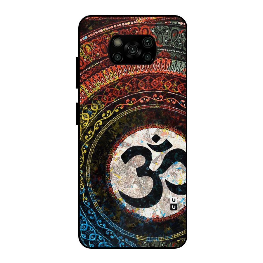 Culture Om Design Metal Back Case for Poco X3