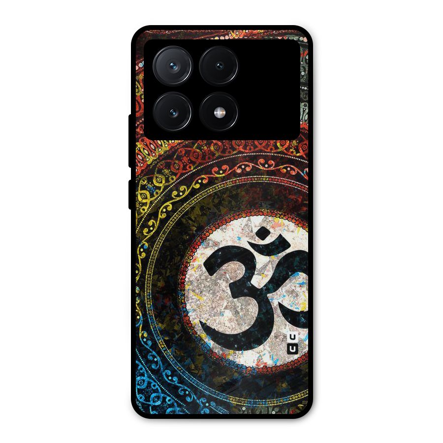 Culture Om Design Metal Back Case for Poco X6 Pro