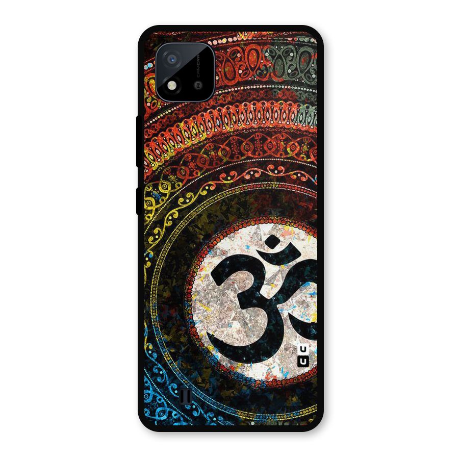 Culture Om Design Metal Back Case for Realme C11 2021