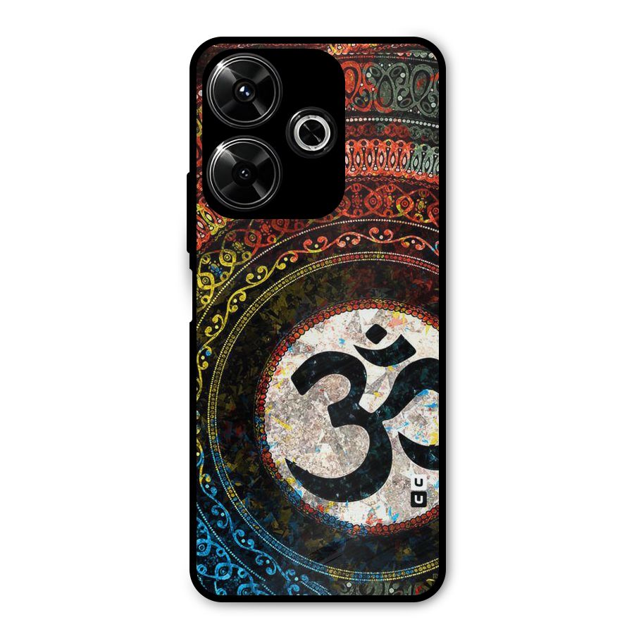 Culture Om Design Metal Back Case for Redmi 13 5G