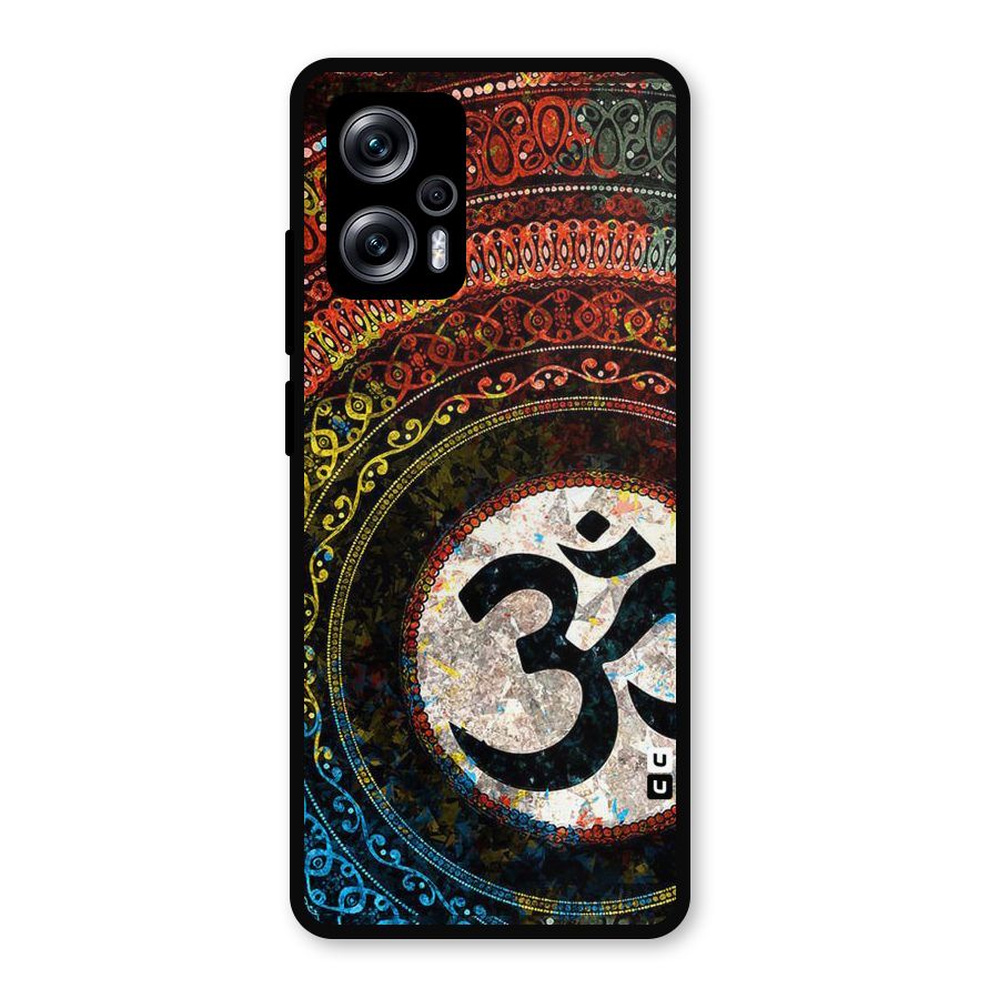 Culture Om Design Metal Back Case for Redmi K50i