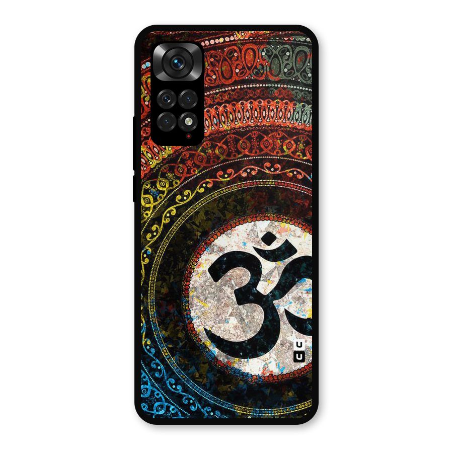 Culture Om Design Metal Back Case for Redmi Note 11