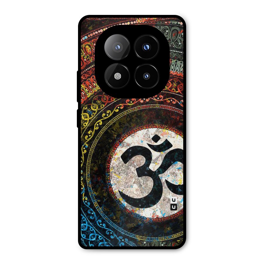 Culture Om Design Metal Back Case for Redmi Note 14 Pro Plus 5G