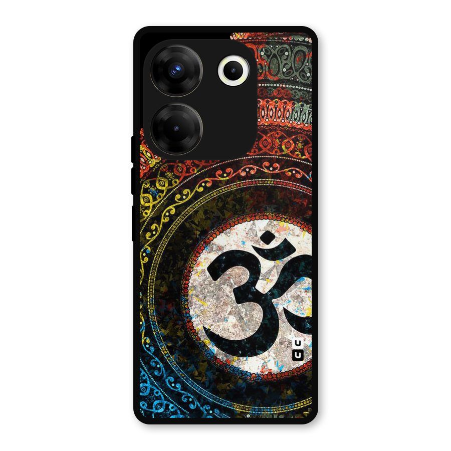 Culture Om Design Metal Back Case for Tecno Camon 20 Pro