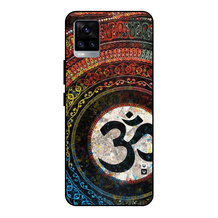 Culture Om Design Metal Back Case for Vivo V20 2021