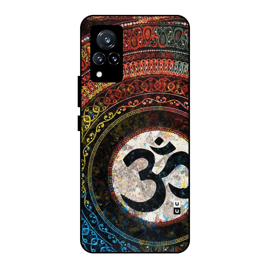 Culture Om Design Metal Back Case for Vivo V21 5G