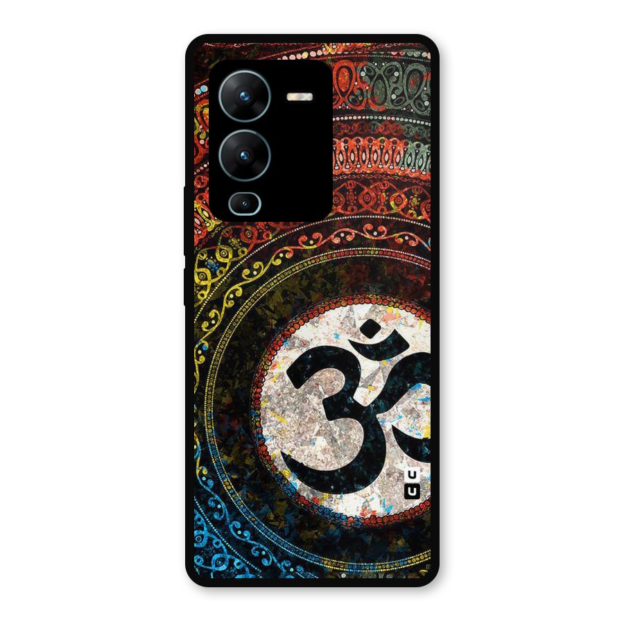 Culture Om Design Metal Back Case for Vivo V25 Pro