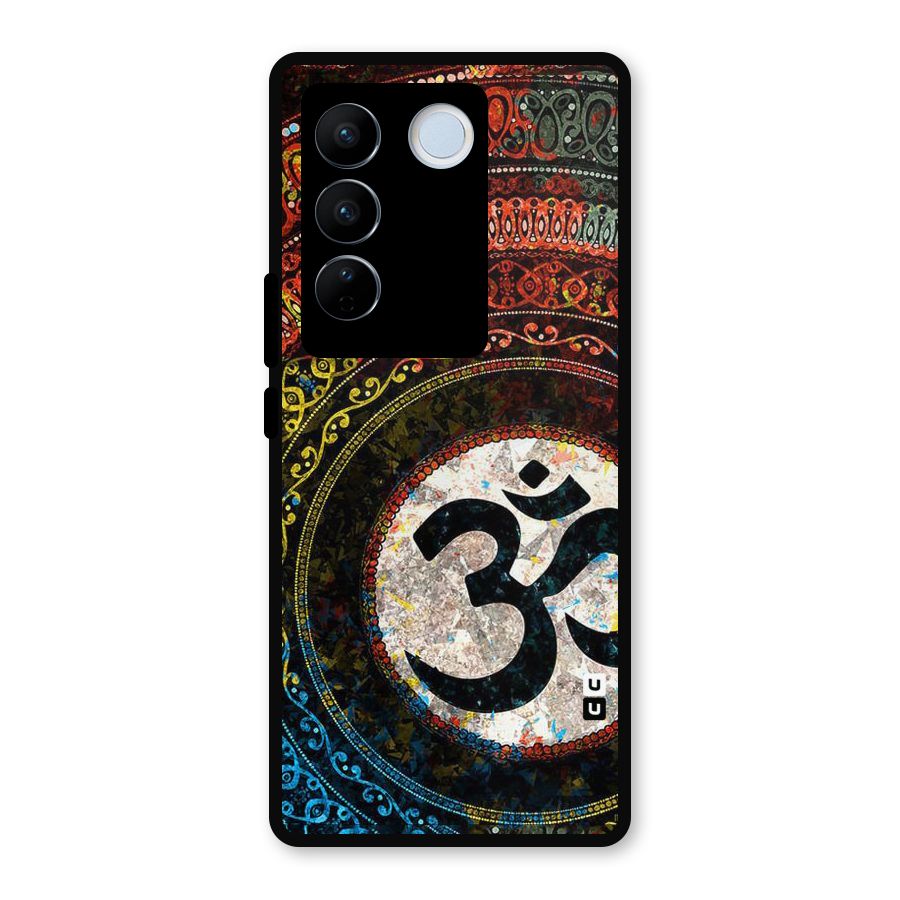Culture Om Design Metal Back Case for Vivo V27