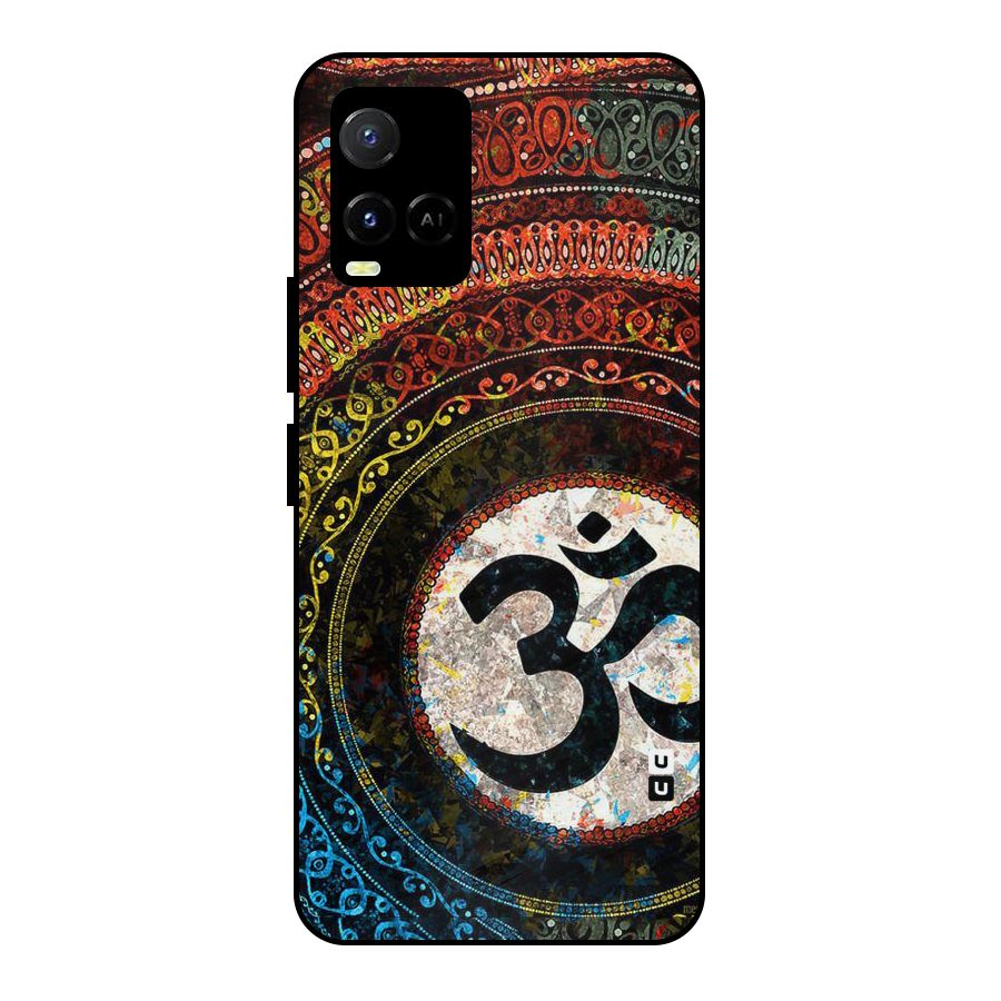 Culture Om Design Metal Back Case for Vivo Y21A