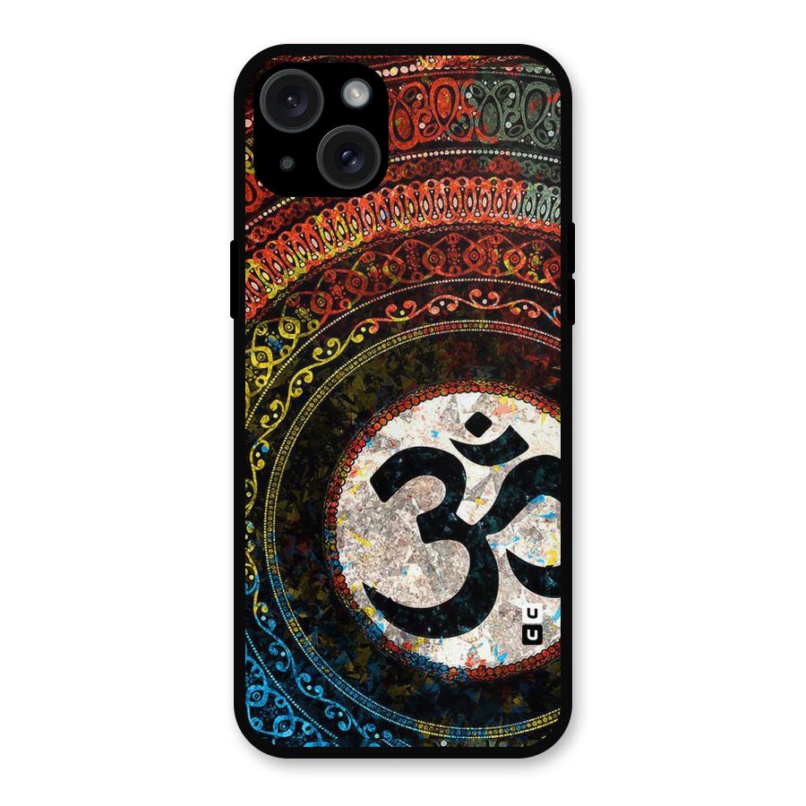 Culture Om Design Metal Back Case for iPhone 15 Plus
