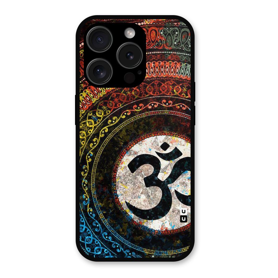 Culture Om Design Metal Back Case for iPhone 15 Pro