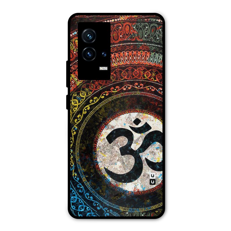 Culture Om Design Metal Back Case for iQOO 9 5G